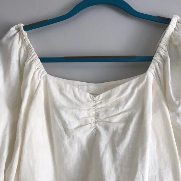 Linen Off the Shoulder H&M Top - Picture 2 of 4